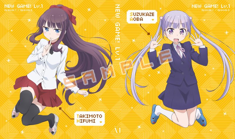 【由Lv.1開始升等】「NEW GAME!」Blu-ray/DVD第1卷包裝封面等情報公開!