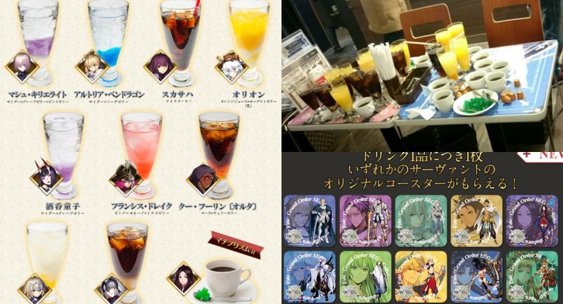 【炎上話題】堆滿桌的飲料沒有喝就走人,FGO聯動Cafe引人側目一幕