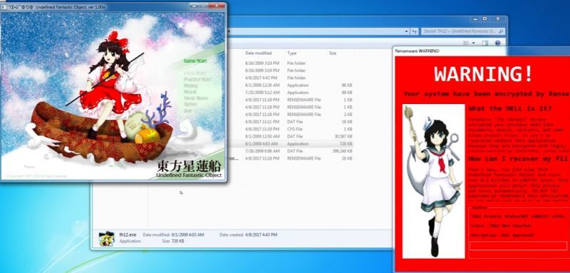【逼你成為東方廚】韓國勒索軟件要《東方星蓮船》最高難度得分過2億才解鎖文件
