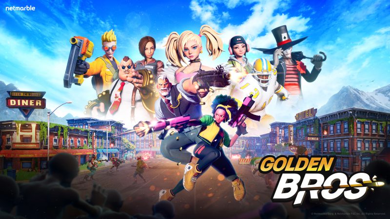 網石全新休閒射擊遊戲《Golden Bros》 今日雙平台與PC版本正式上市
