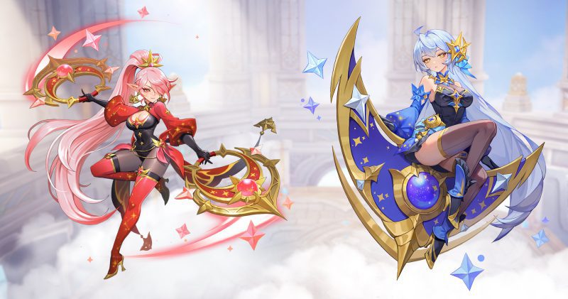 《魔靈召喚:克羅尼柯戰記》全新5星魔靈 魅力爆表的環刃舞女與旋刀武姬 火熱登場!