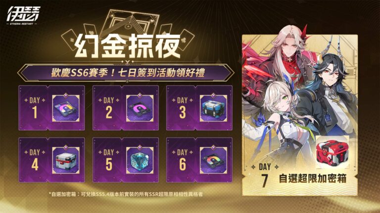 《伊瑟》SS6賽季【幻金掠夜】正式展開!全新主線劇情及玩法驚艷登場日